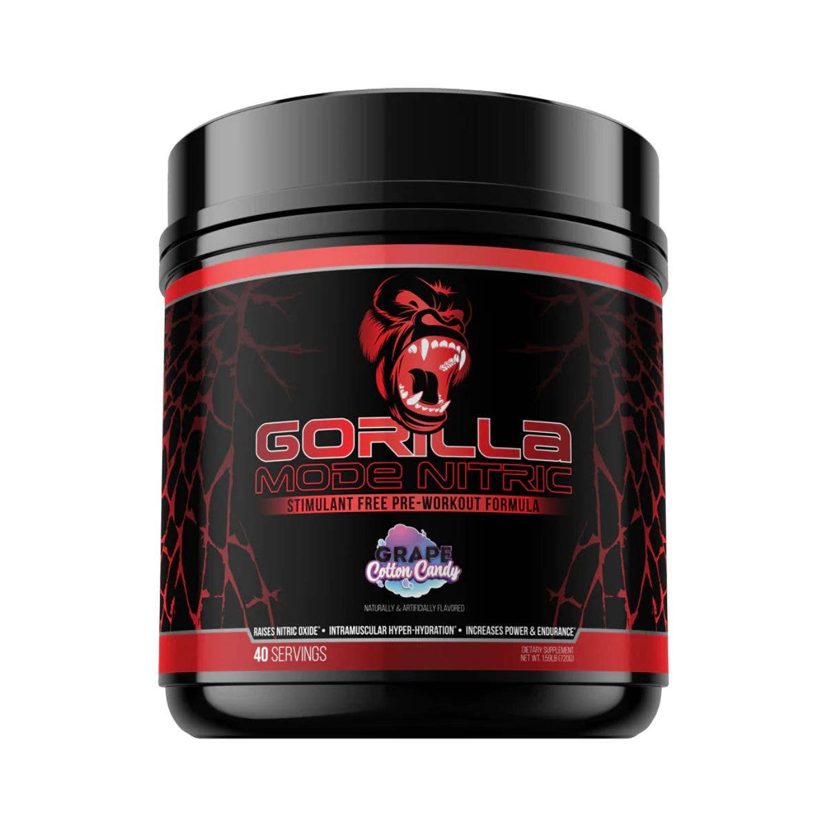 Campus Protein - Wholesale Oral Supplement/Vitamin - Gorilla Mind Gorilla Mode Nitric Stim-Free Pre-Workout3