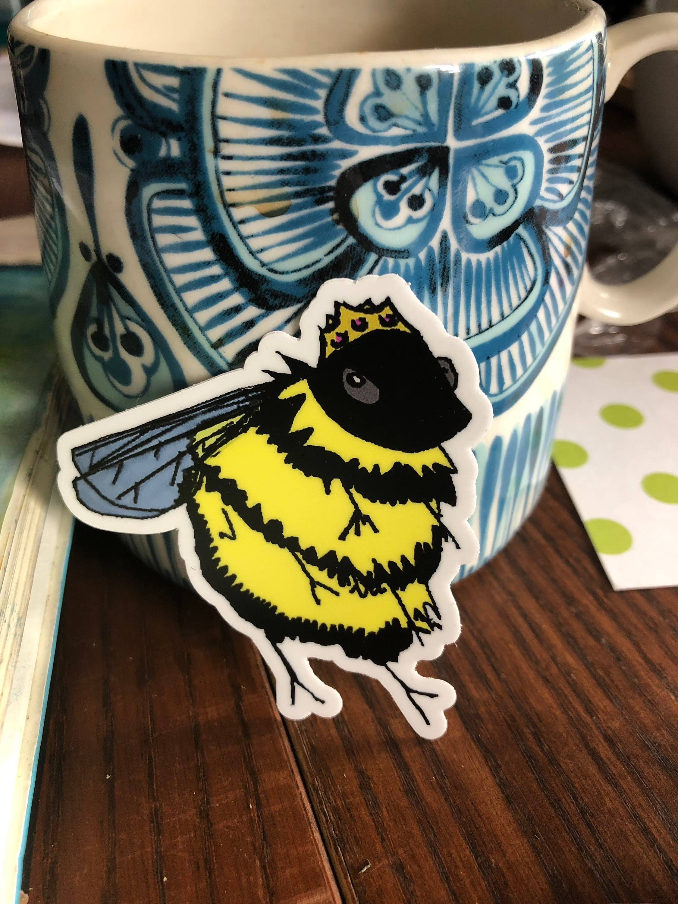 More ART  | More Heart - Wholesale Sticker - Queen Bee -  Premium Vinyl Sticker1
