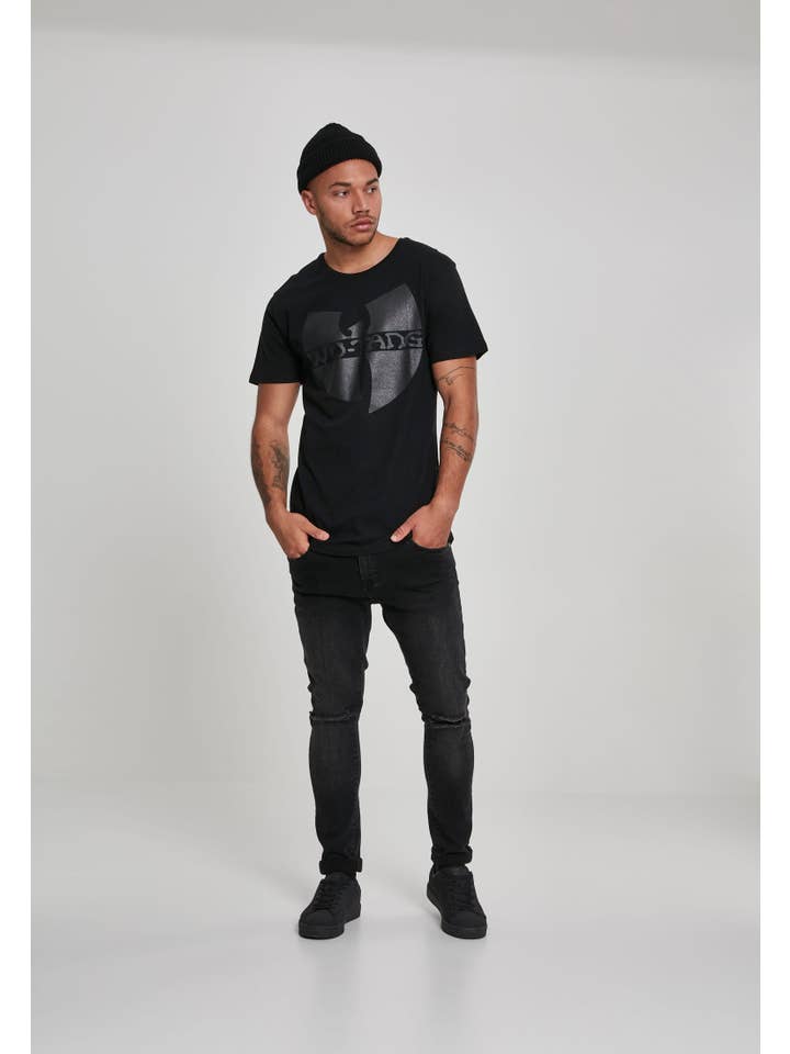 Wu-Wear Wu-Tang Black Logo T-shirt for wholesale on Faire