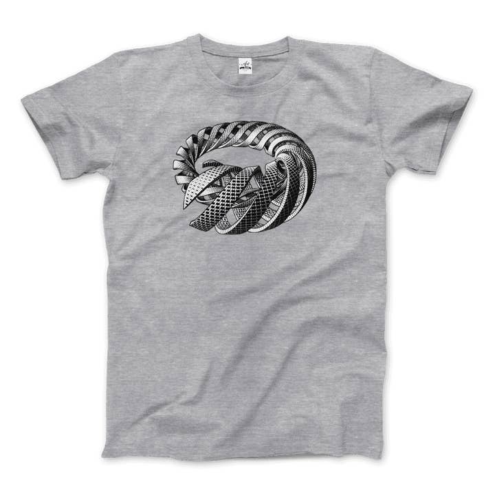 Art-O-Rama Shop - Wholesale Screen Printed T-Shirt - Unisex - MC Escher Spirals Art T-Shirt9