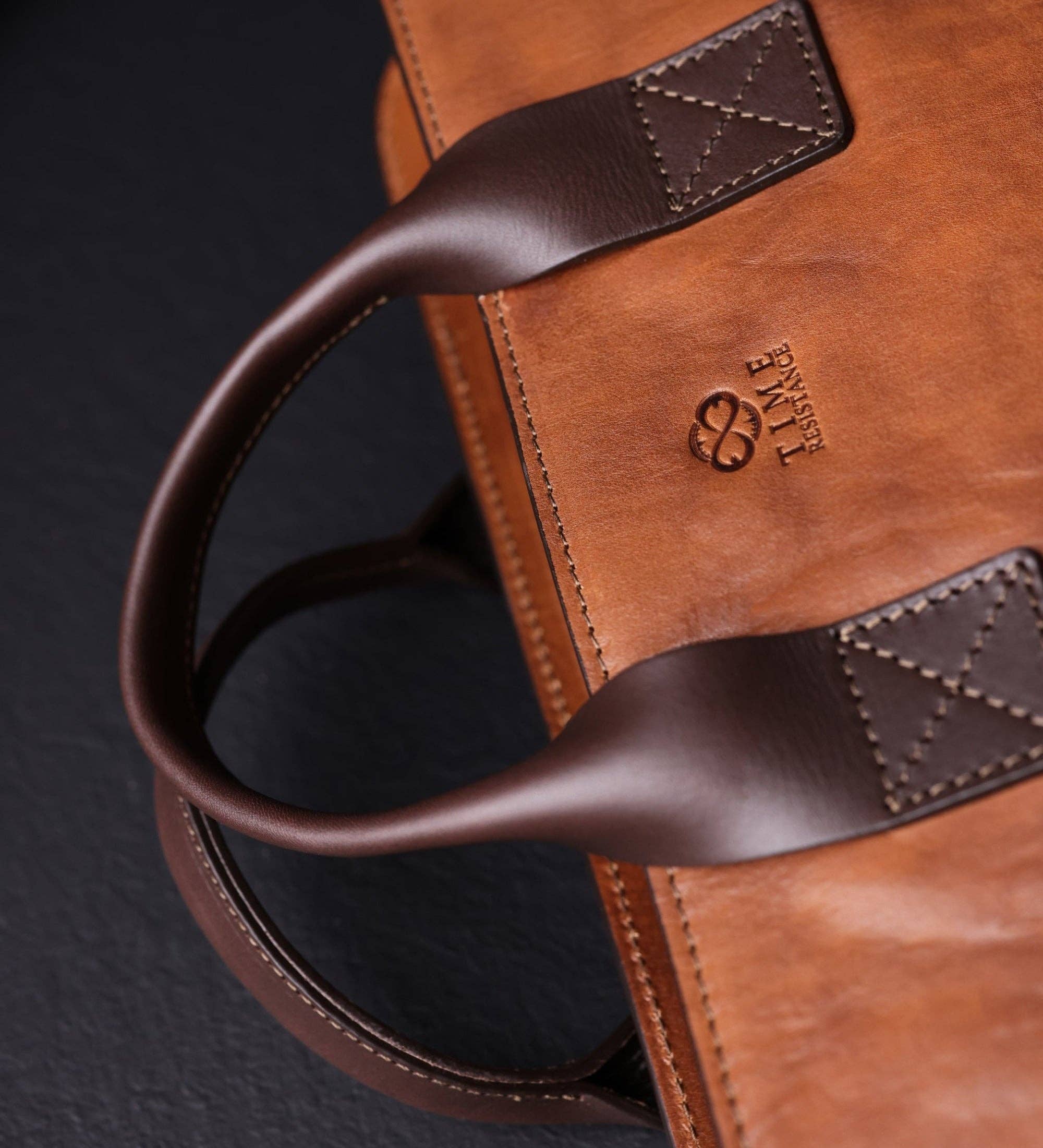 Time Resistance - Vente Porte-document – unisexe - Mallette en cuir - La Mer des Sargasses8