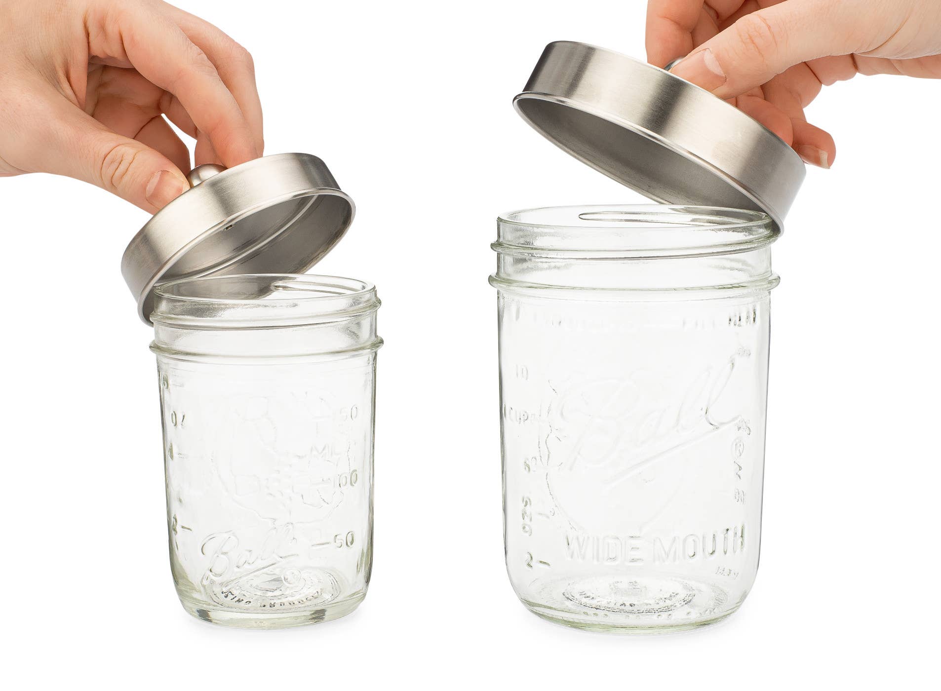 Jarmazing Products - Wholesale Jar - Apothecary Lid Storage Set with Ball Mason Jars - 2 Pack7