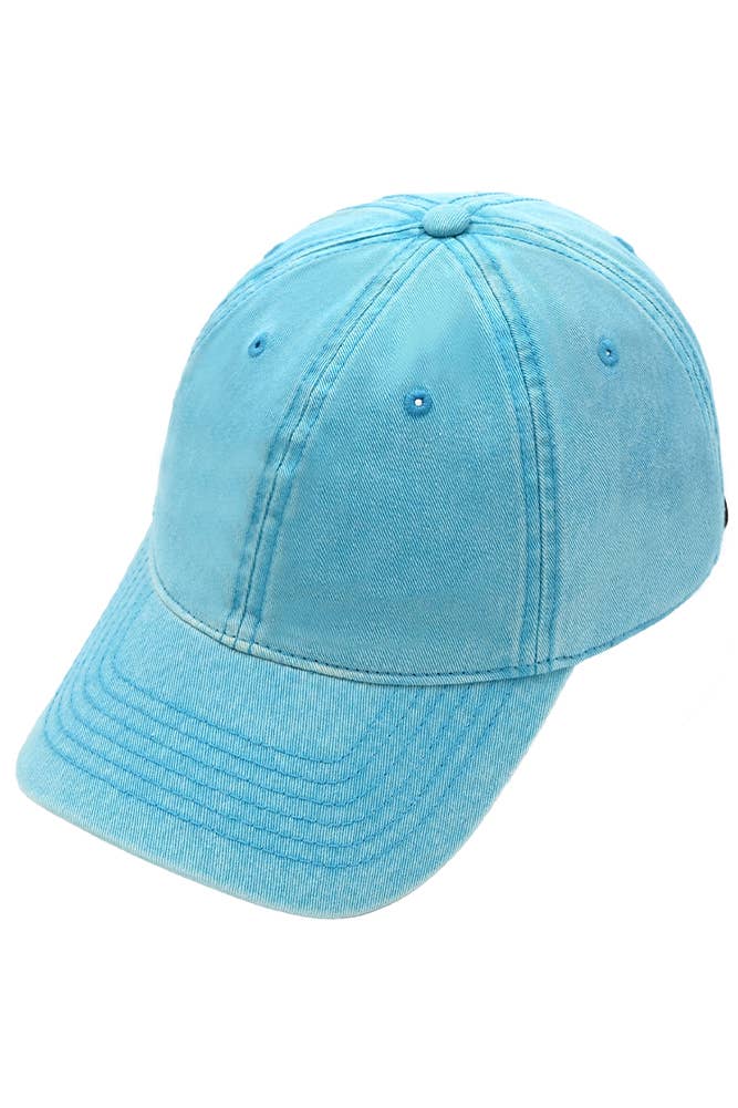 Hana - Wholesale Baseball Cap - Women's - C.C Plain Acid Wash Cotton Baseball Cap4