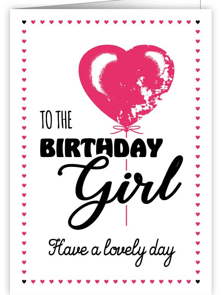 À la fille qui fête son anniversaire, 0724 pour la vente par Acte tre US/UK