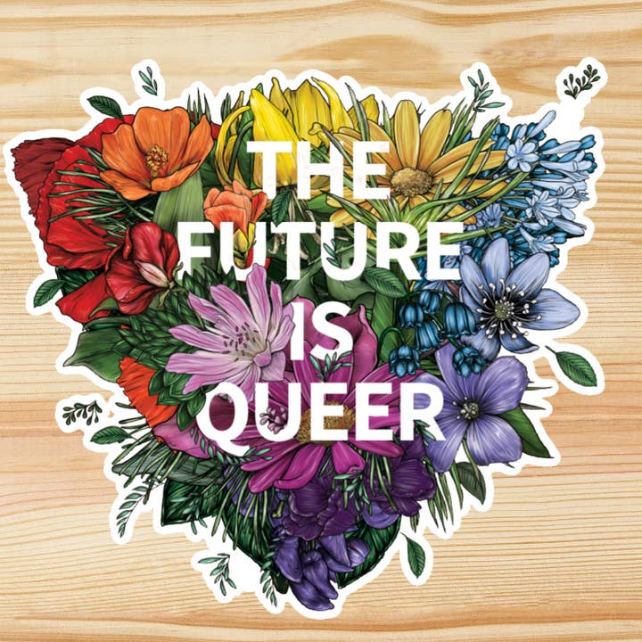 Transpainter - Vendita all'ingrosso Adesivo - Il futuro è queer Sticker Pack | Adesivi Queer | LGBTQ+2