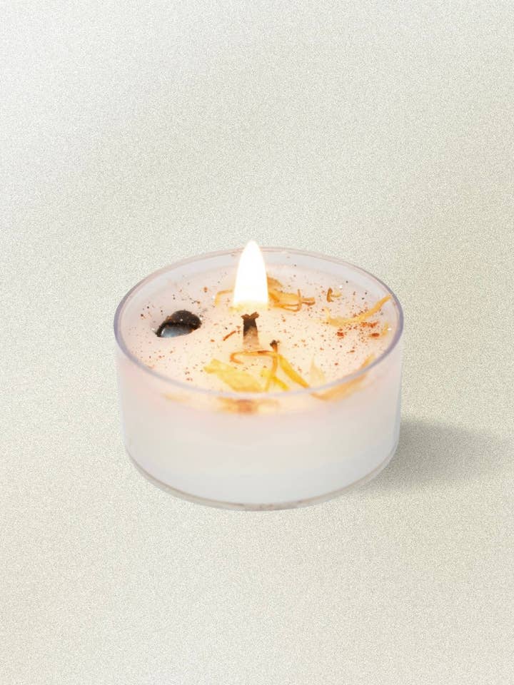 Bougies chauffe-plat Terre & Protection pour la vente par Devine Flame