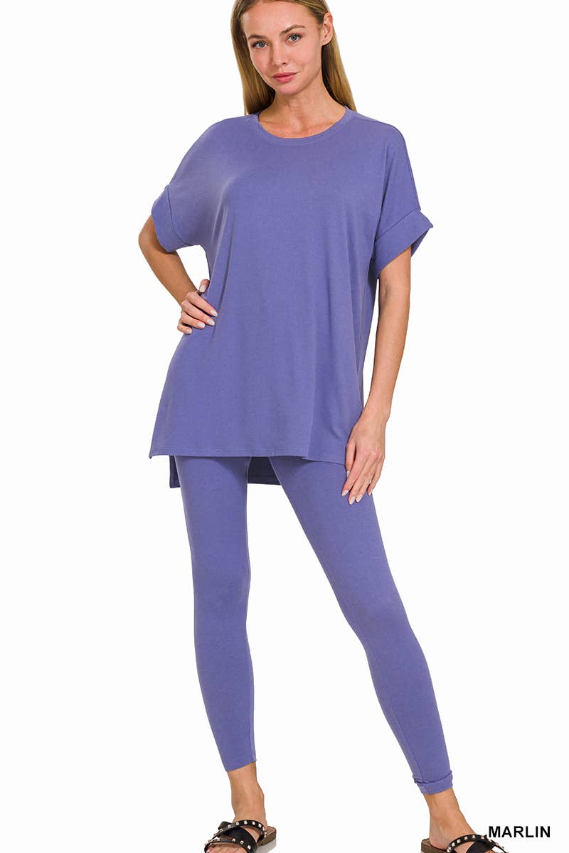 42POPS - Wholesale Lounge Set - Women's - Microfiber Soft Loungewear 2pc Set SI-2180913