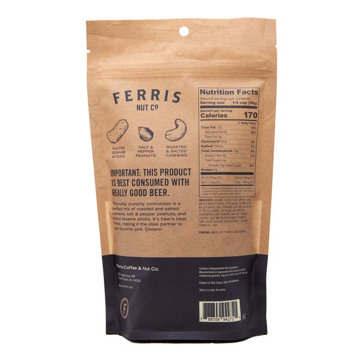 Ferris Coffee & Nut Co. - Wholesale Trail Mix - Craft Beer Mix (Original) 6 oz.