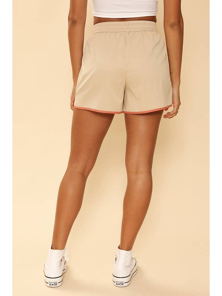 Mehrfarbig cremefarben Gestreifte Retro-Shorts für den Großhandel auf Faire1