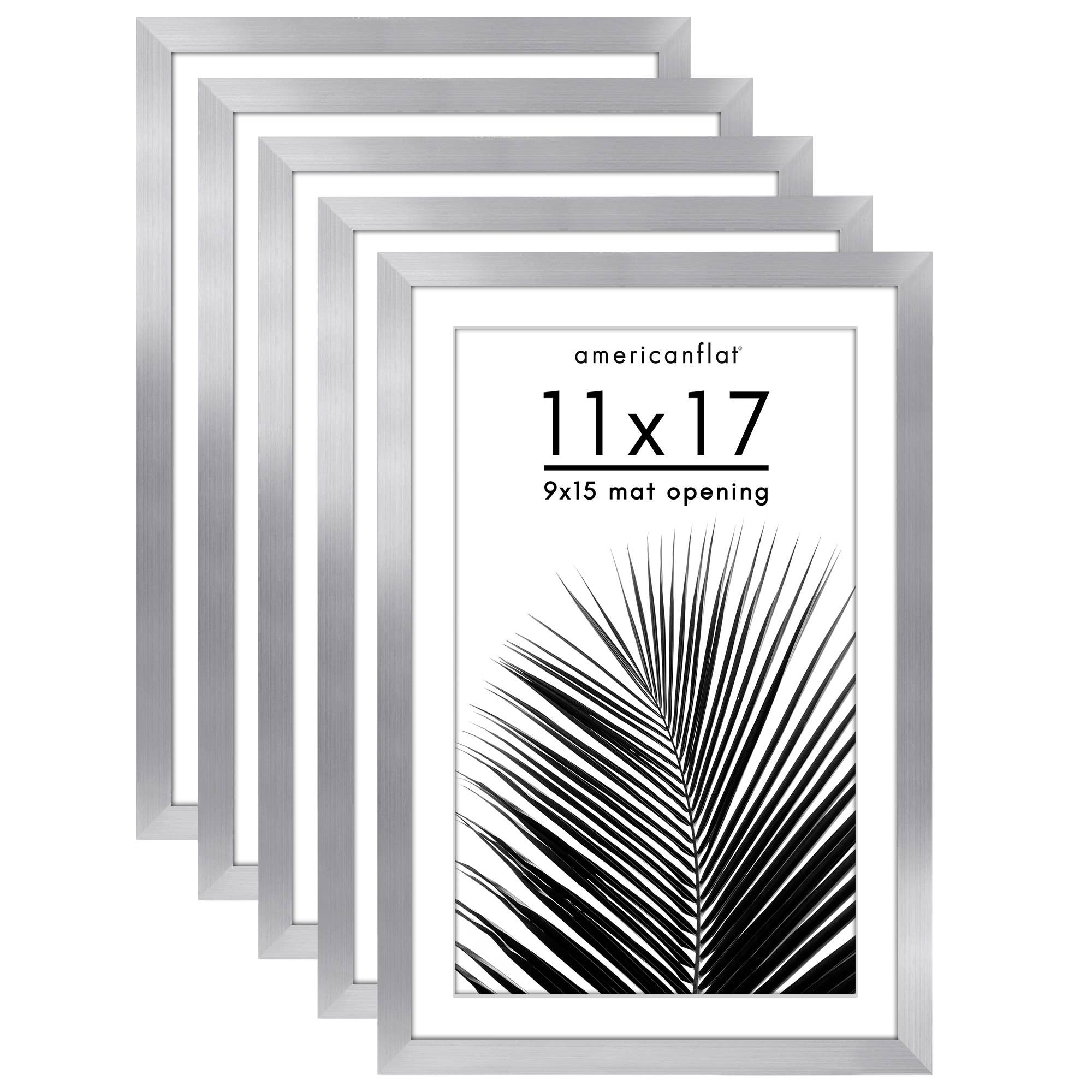 Americanflat - Wholesale Picture Frame - Americanflat 5 Pack Picture Frames With Mat Plexiglass Cover28