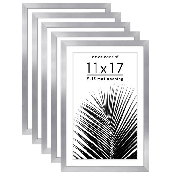 Americanflat - Wholesale Picture Frame - Americanflat 5 Pack Picture Frames With Mat Plexiglass Cover28