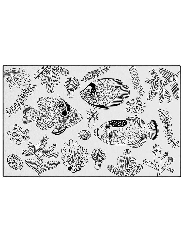 fascinerend zoetwater voor wholesale door Coloring Rugs