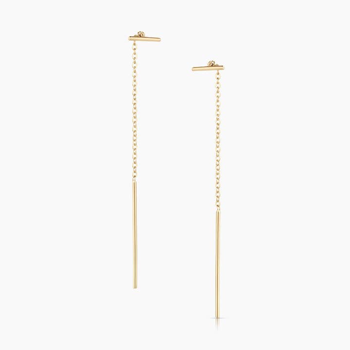 Milo Threader Earrings for wholesale by THATCH