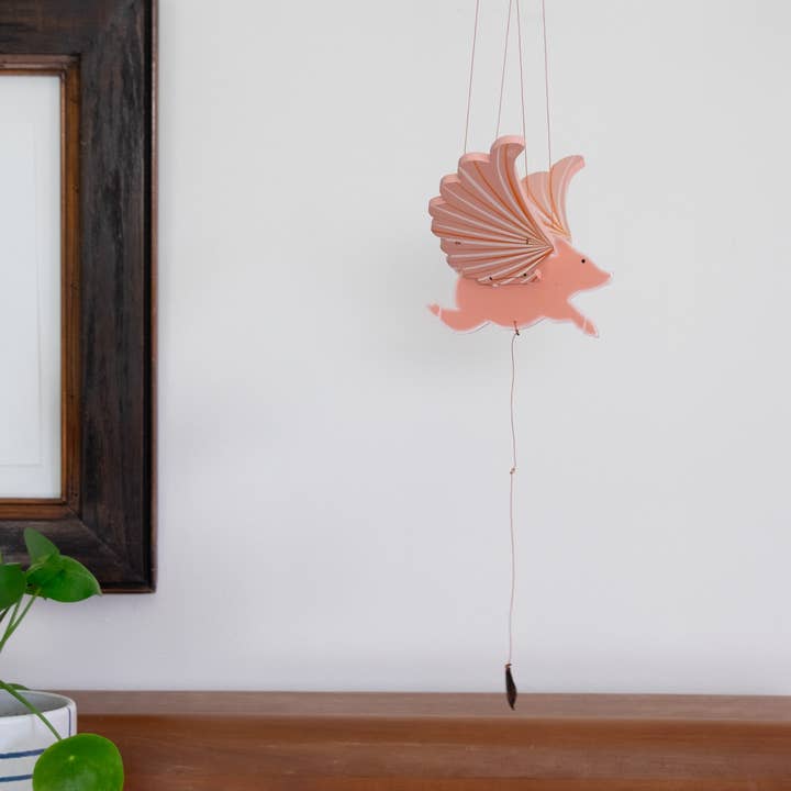 Tulia's Artisan Gallery - Wholesale Mobile - Flying Pig Mobile2