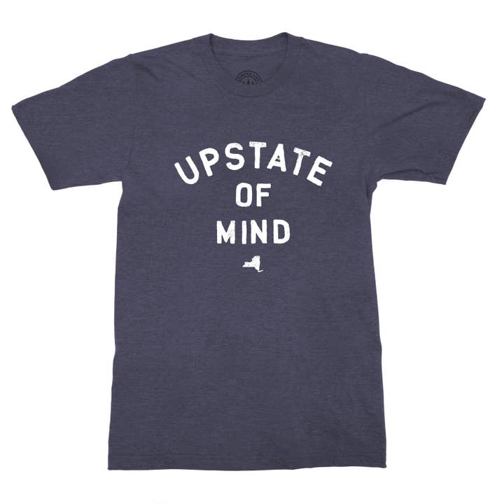 Upstate of Mind Tee - Midnight Navy Heather for wholesale by Compas Life - Upstate of Mind