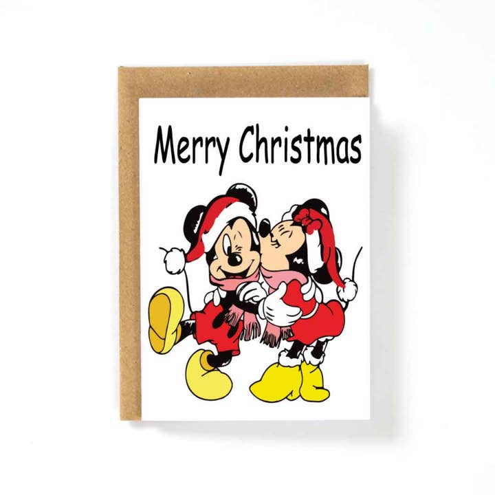 Biglietto di Natale Mickey Merry per la vendita all'ingrosso da parte di HotAvocado.com