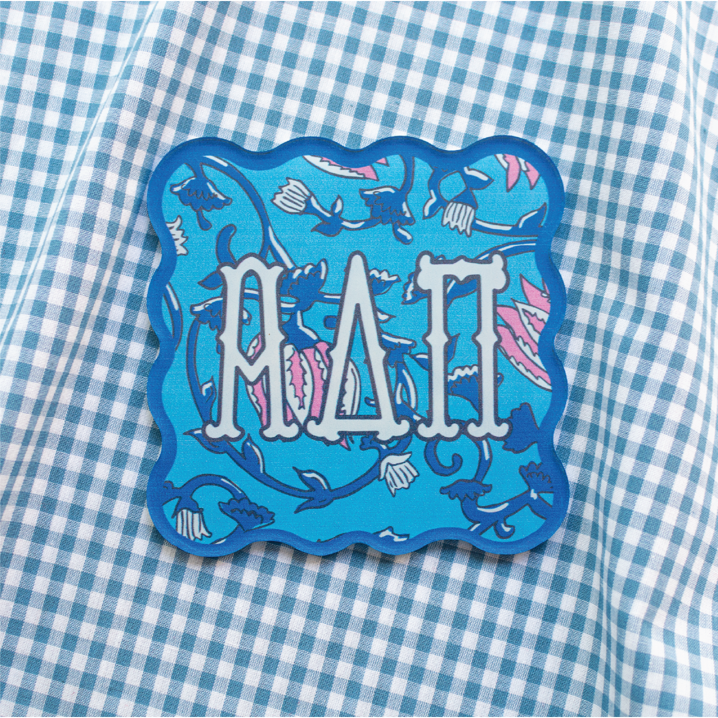 Swag - Vendita all'ingrosso Sottobicchiere - Sottobicchieri in acrilico con stampa a blocchi della confraternita - Set di 21