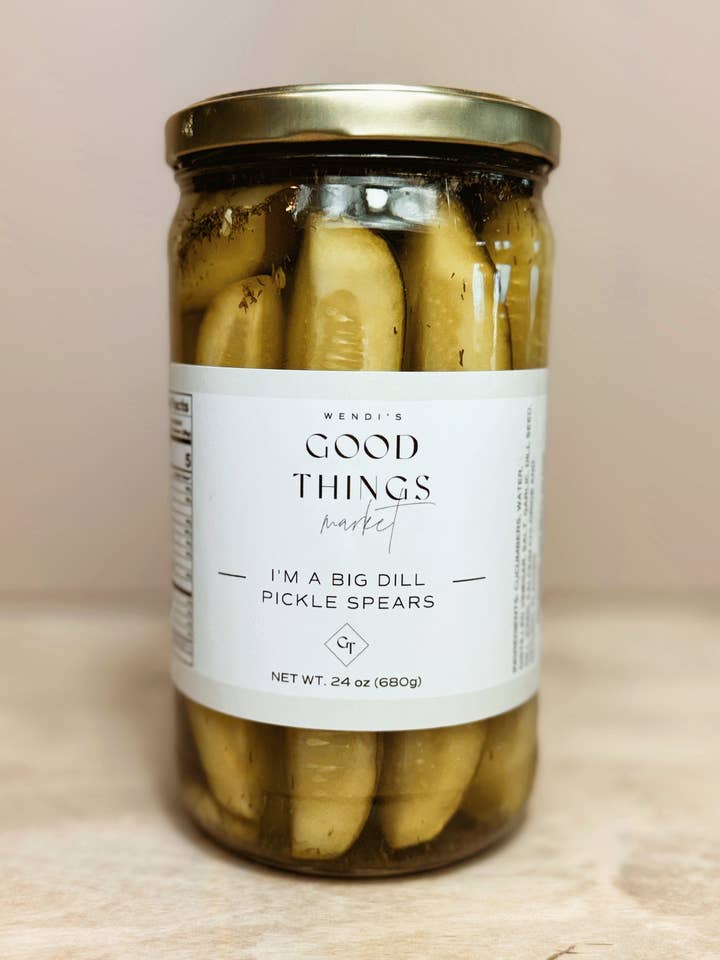 I'm A Big Dill Pickle Spears for wholesale by Wendi’s Good Things Market