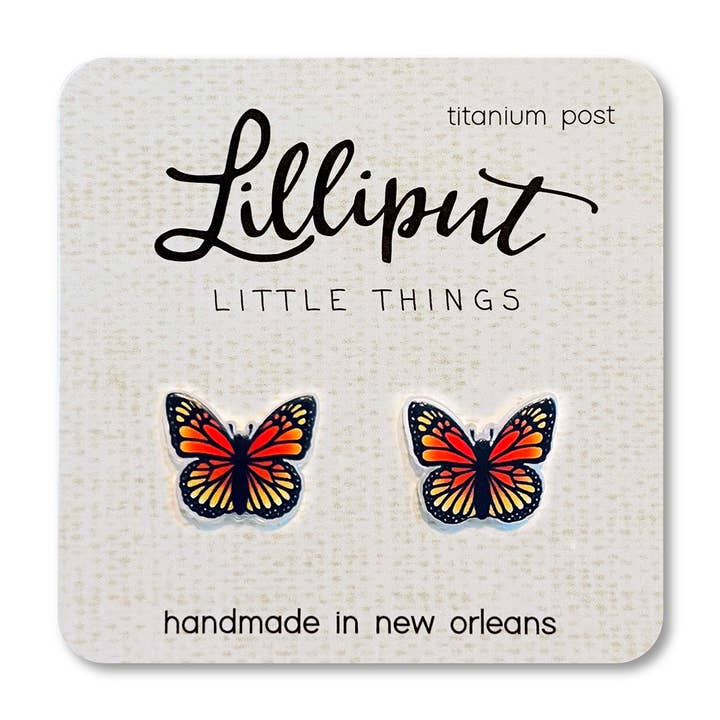 Lilliput Little Things - Wholesale Stud/Post Earrings - Butterfly Earrings