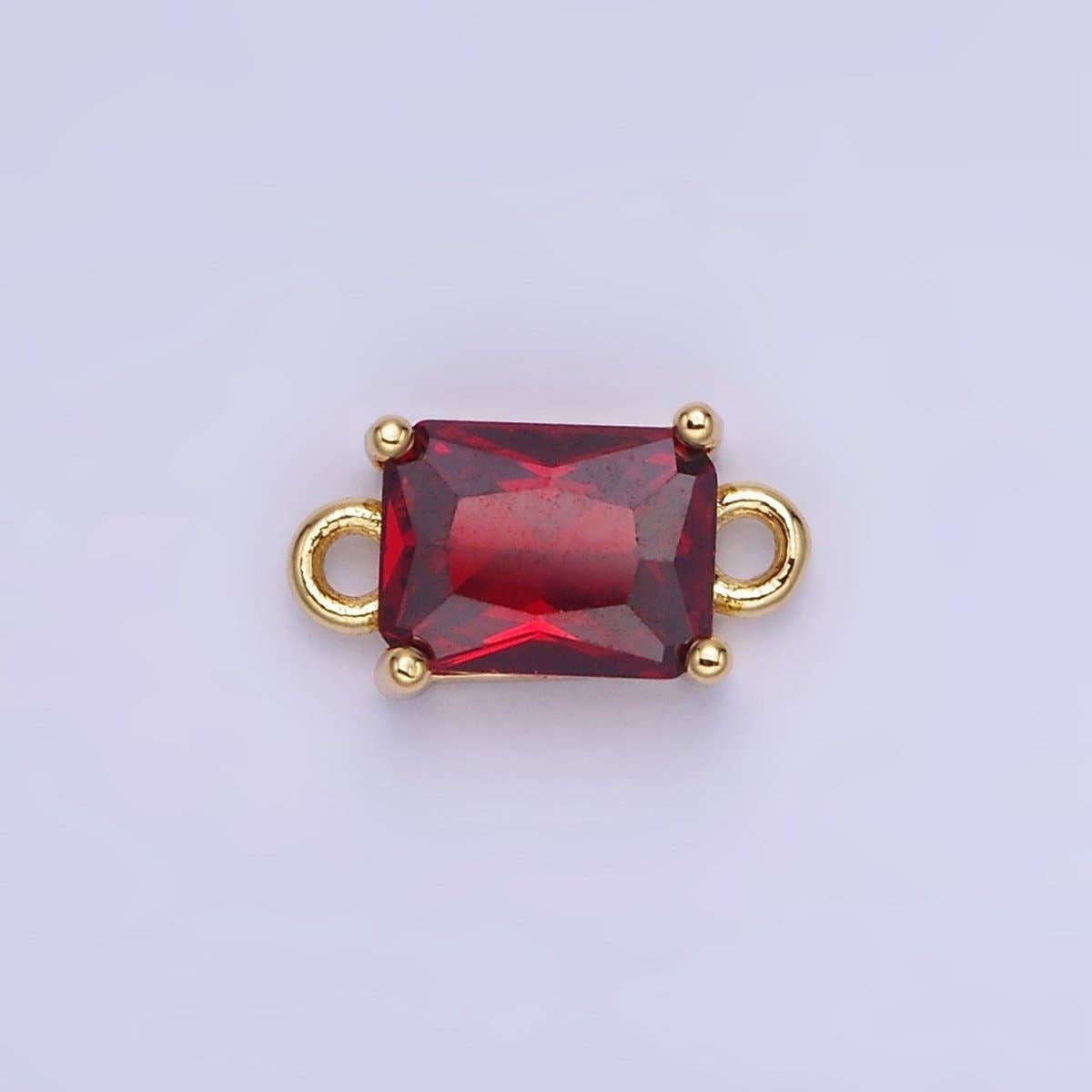 Aim Eternal - Venta al por mayor Abalorios/colgantes individuales - Conector de Baguette de CZ Relleno de Oro de 14K | G422 - G4298