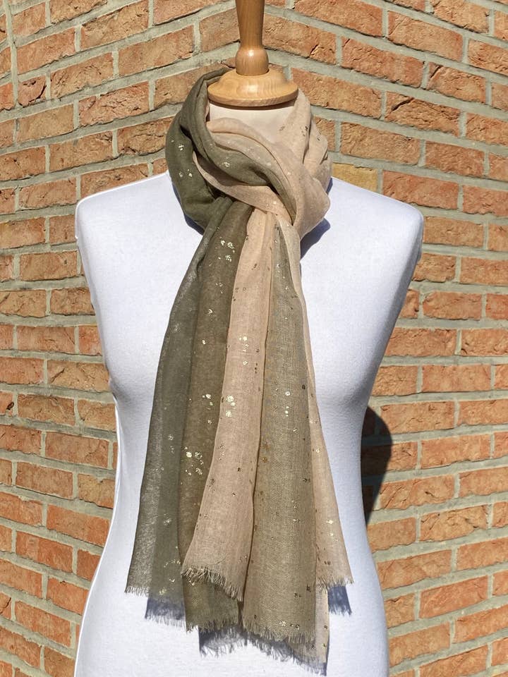 GALAXY SCARF - 90% WOOL / 10% SILK for wholesale by DIWALI PARIS