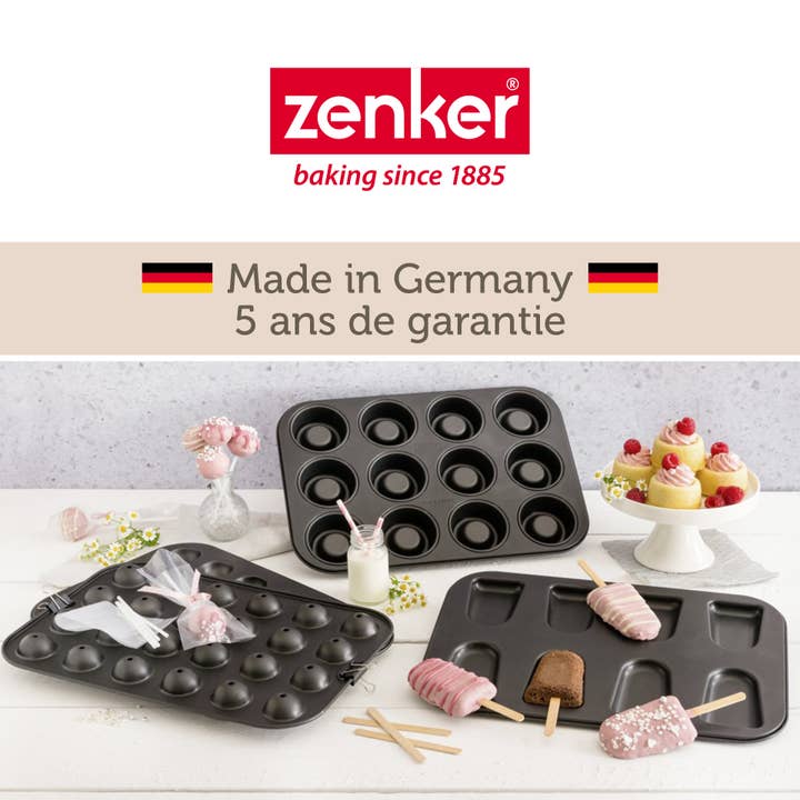 Zenker - Wholesale Cake tin - Zenker Special Creative 12 Rum Baba Mould7