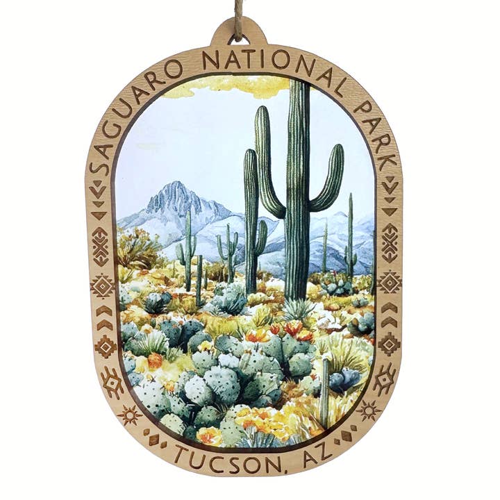 Saguaro National Park Ornament | Tucson, Arizona for wholesale by Art by Sharell