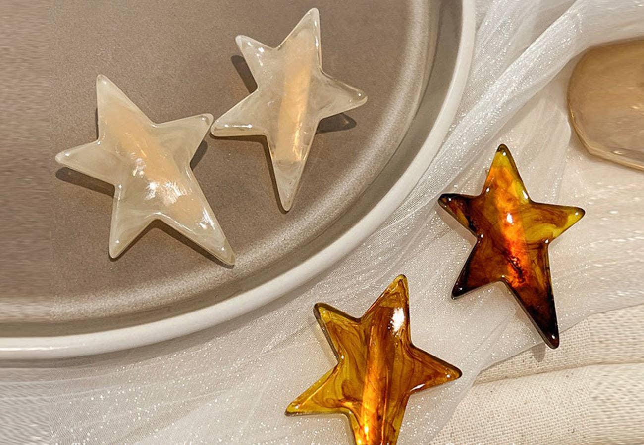 AK Brand - Wholesale Hair Clip - Women's - Irregular Star Hair Clip Set6