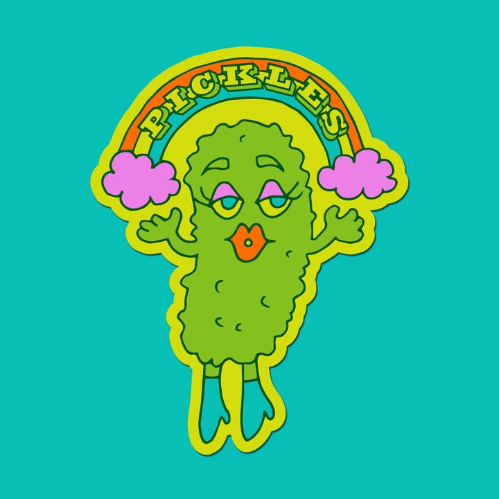 Pickles Sticker for wholesale by Claire Morales