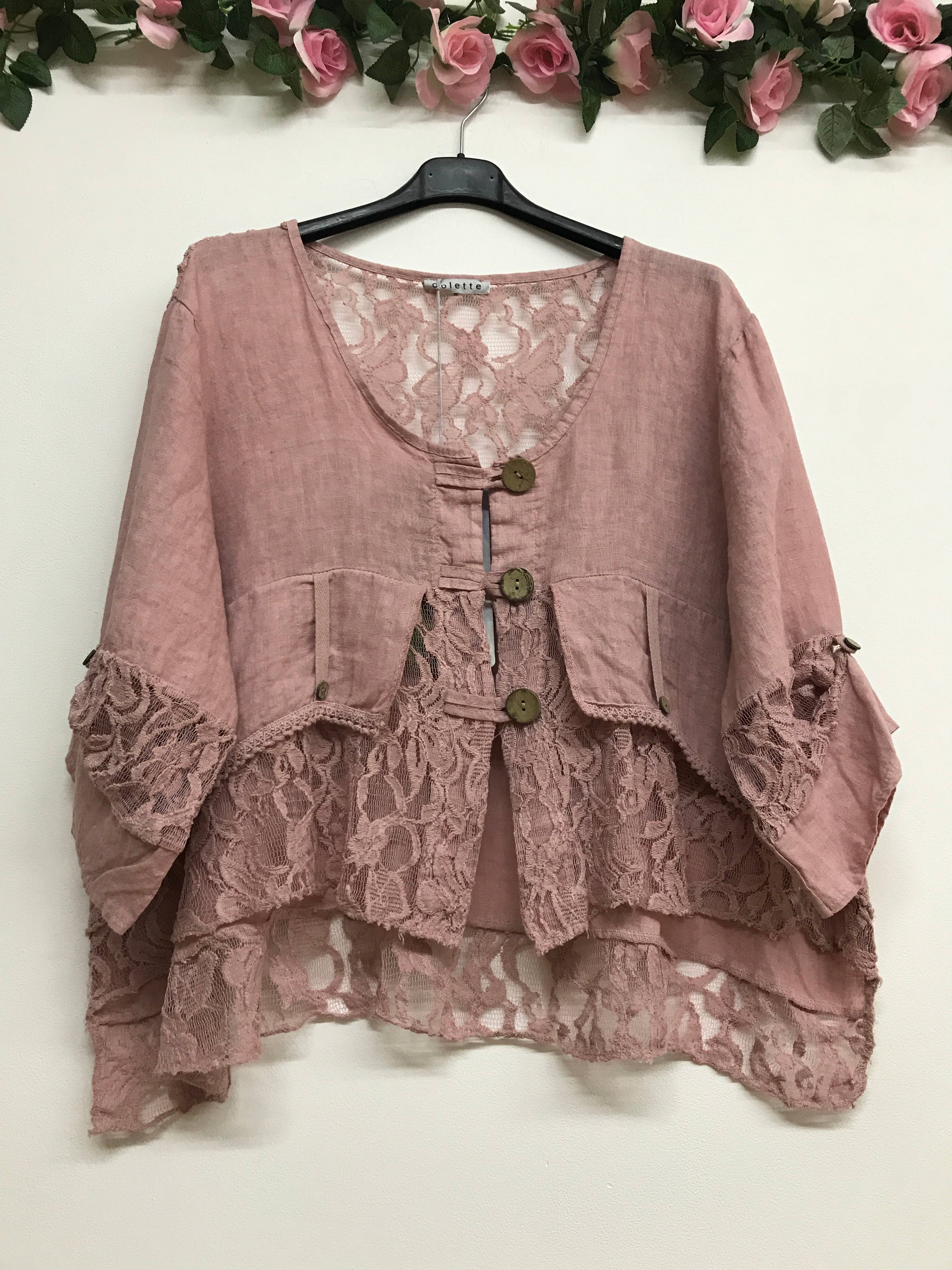 LINEN & COTTON HOUSE - Wholesale Jacket - Women's - VEST IN LINEN 9207 SPRING SUMMER8