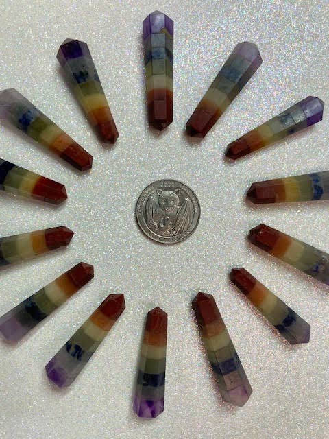 Punti Chakra / Cristallo DT / Doppia Terminazione / Pietra dell'Orgoglio per la vendita all'ingrosso da parte di Vampire Unicorns