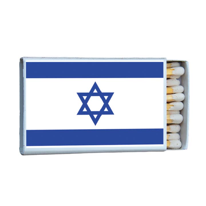 Allumettes • Drapeau d'Israël • Décoration intérieure pour bougies et encens pour la vente par Most Amazing