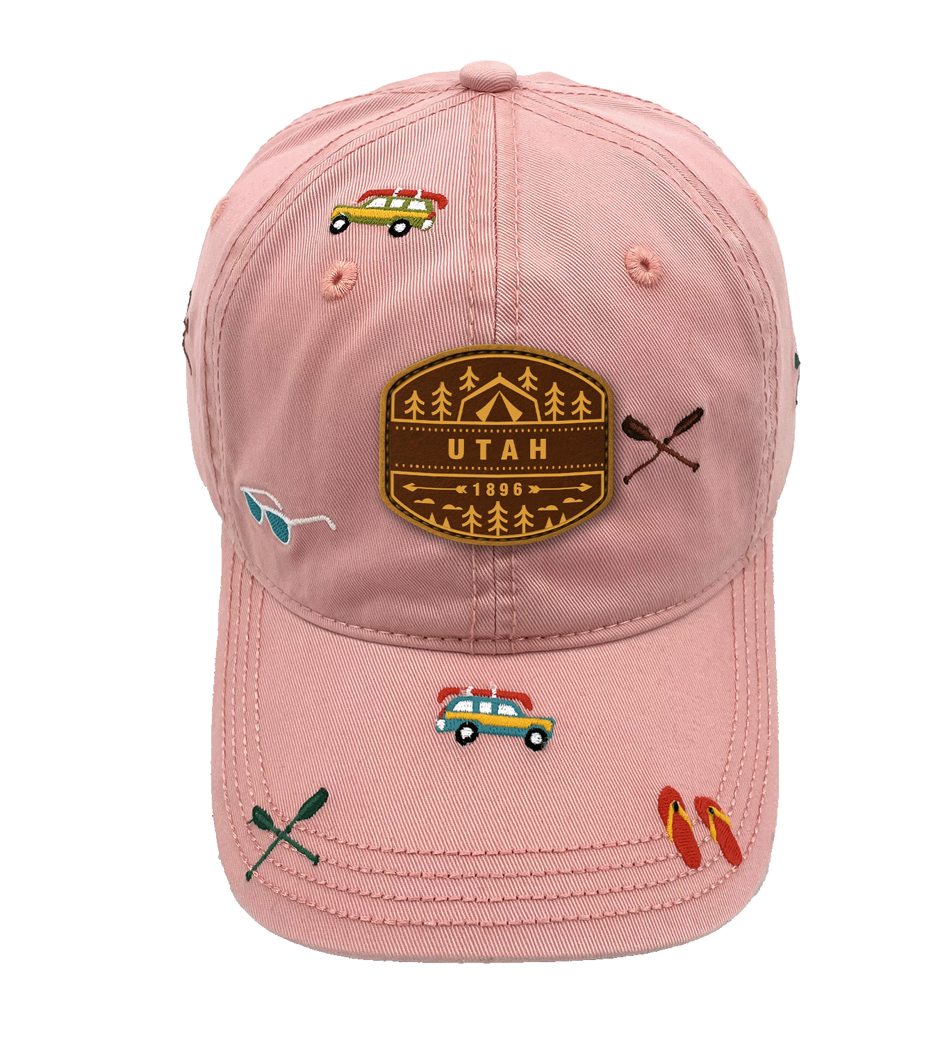 Northern Icons Creations INC - Wholesale Baseball Cap - Unisex - Utah Adventure Baseball Cap – Outdoor Embroidered Camping & Canoeing Design Hat for Travelers1