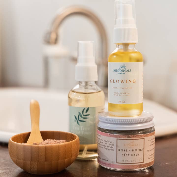 JM Botanicals - Handcrafted Skin Care - Wholesale Skincare face mask - 100% Natural Face Mask Set Detox Face Mask1