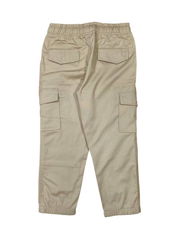 Unik – calças de treino - Crianças por atacado – Calças de Jogger de Carga para Rapaz com Fundo Elástico e Cinto de Cordão 4-168