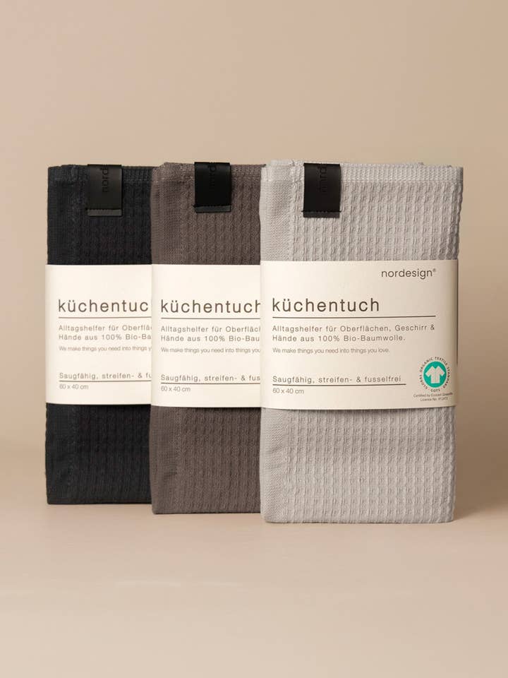 Ensemble de torchons de cuisine (3 pièces) pour la vente par nordesign