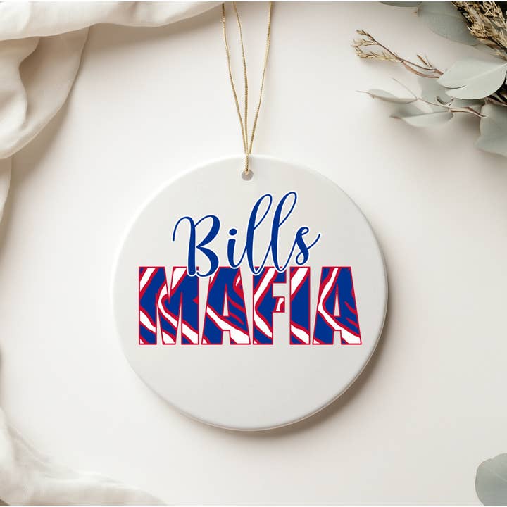 Bills Mafia Ornament for wholesale by Into The Desert