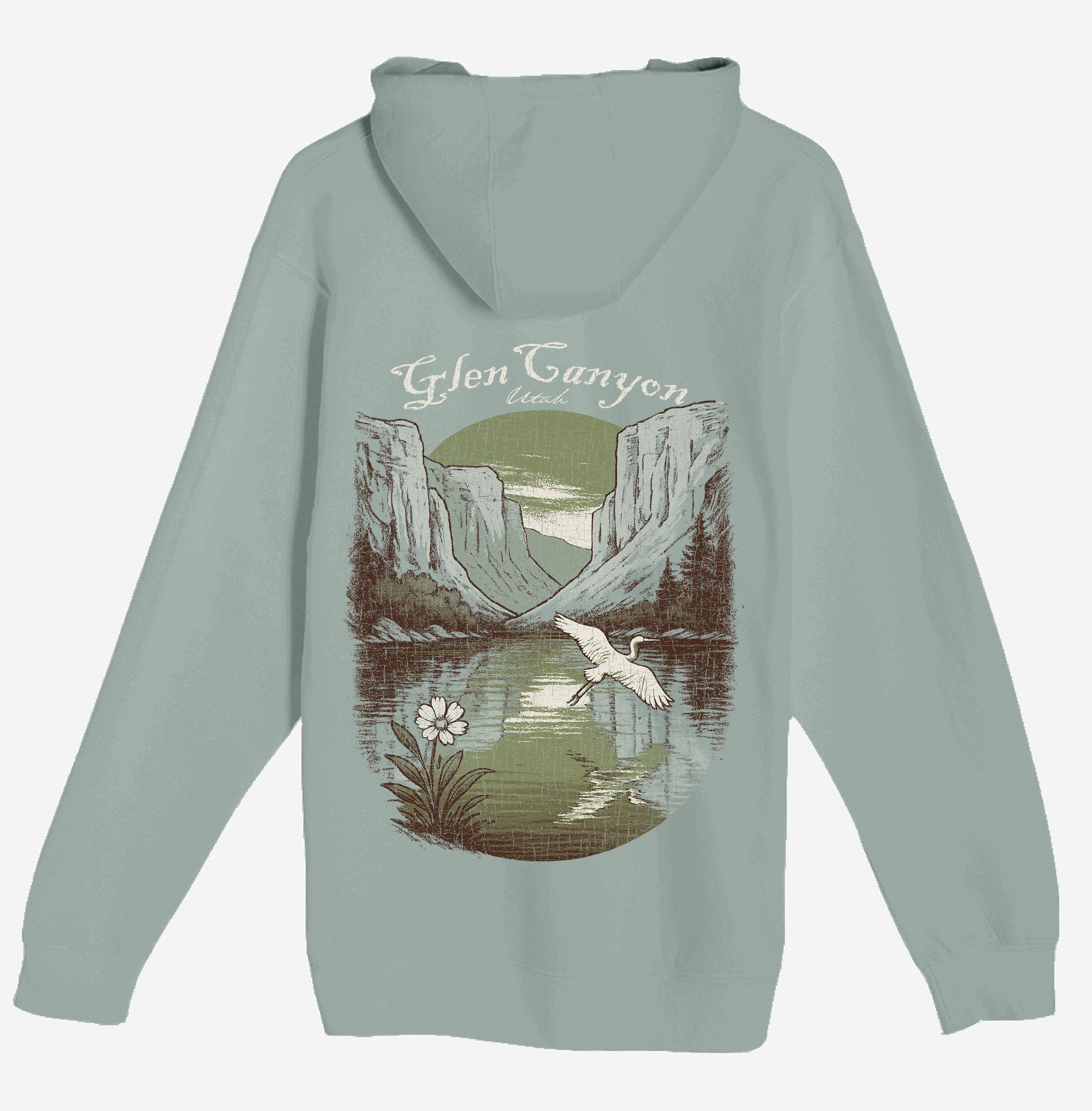 Textile Graphix - Wholesale Hoodie - Unisex - Glen Canyon Hoodie – Customizable Vintage Nature Design1