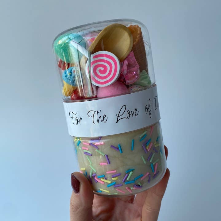 Sweet Treat Double Jar for wholesale by For the Love of Dough Co