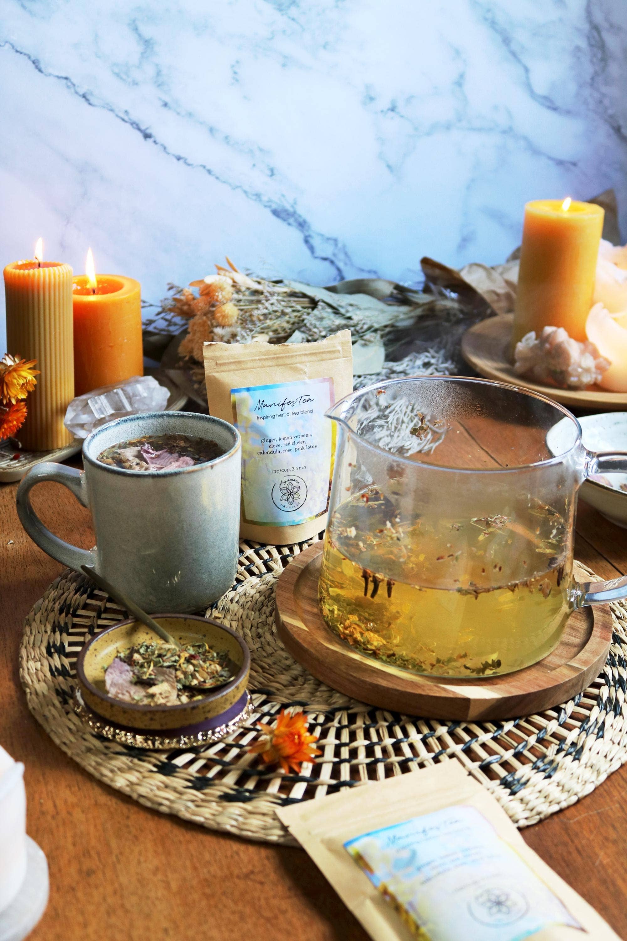 Ayamani Naturals - Wholesale Health/Detox Tea - Manifest Tea | Herbal Blend with Pink Lotus, Clove, Ginger6