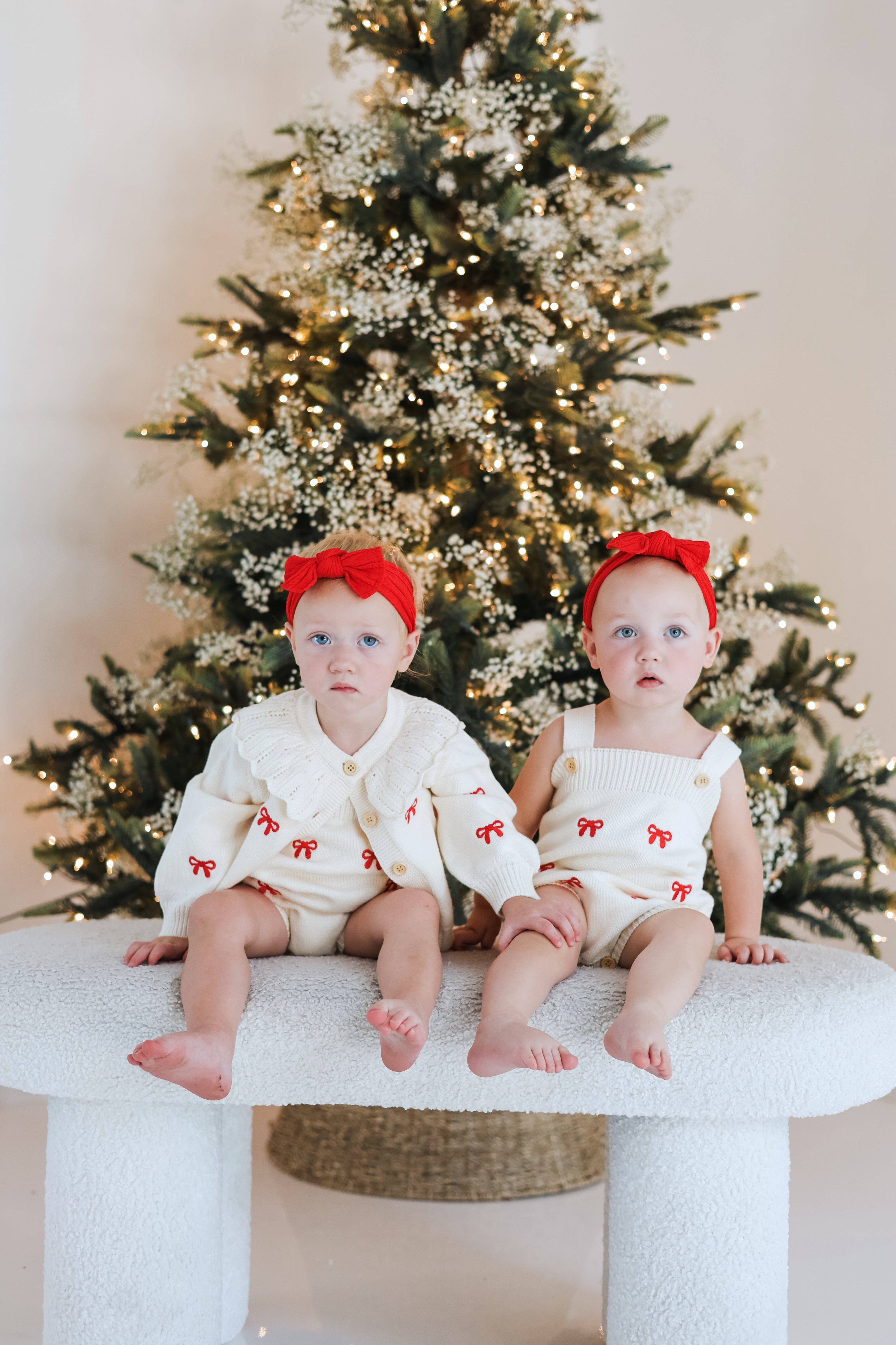 Celebrate Your Tribe - Wholesale Cardigan - Baby - Red Bow Cardigan4