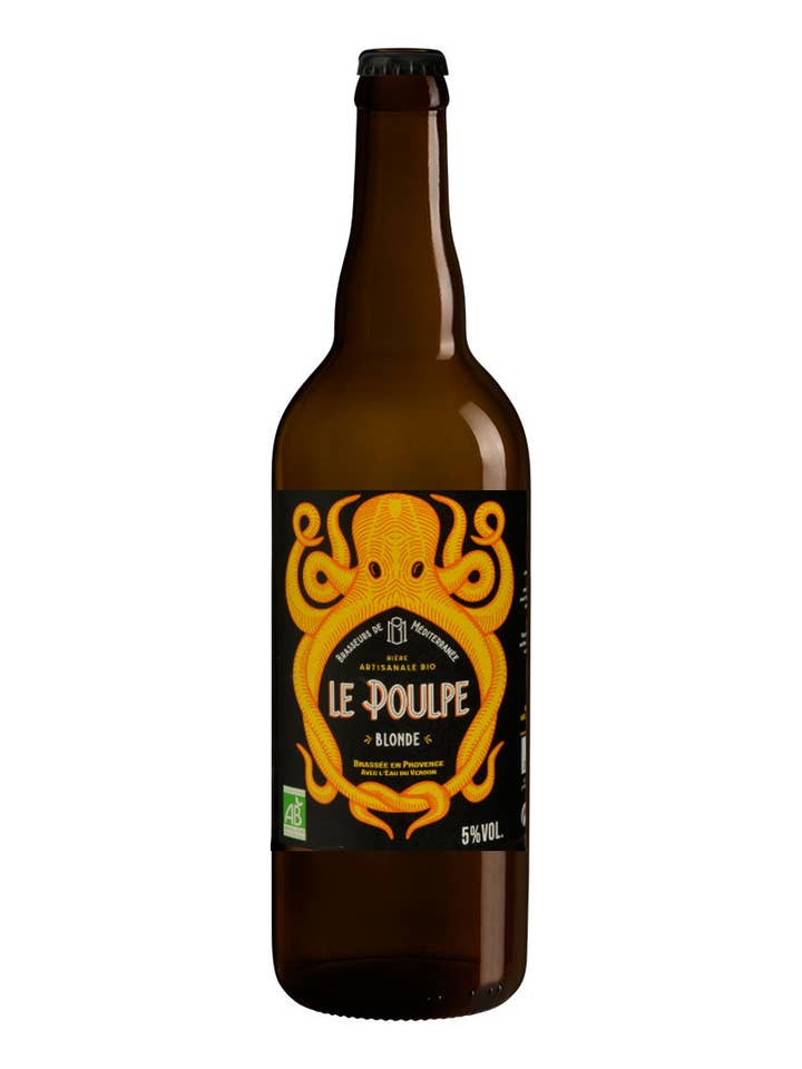 The Blonde Octopus 75cl for wholesale by Le Poulpe Biere de Provence