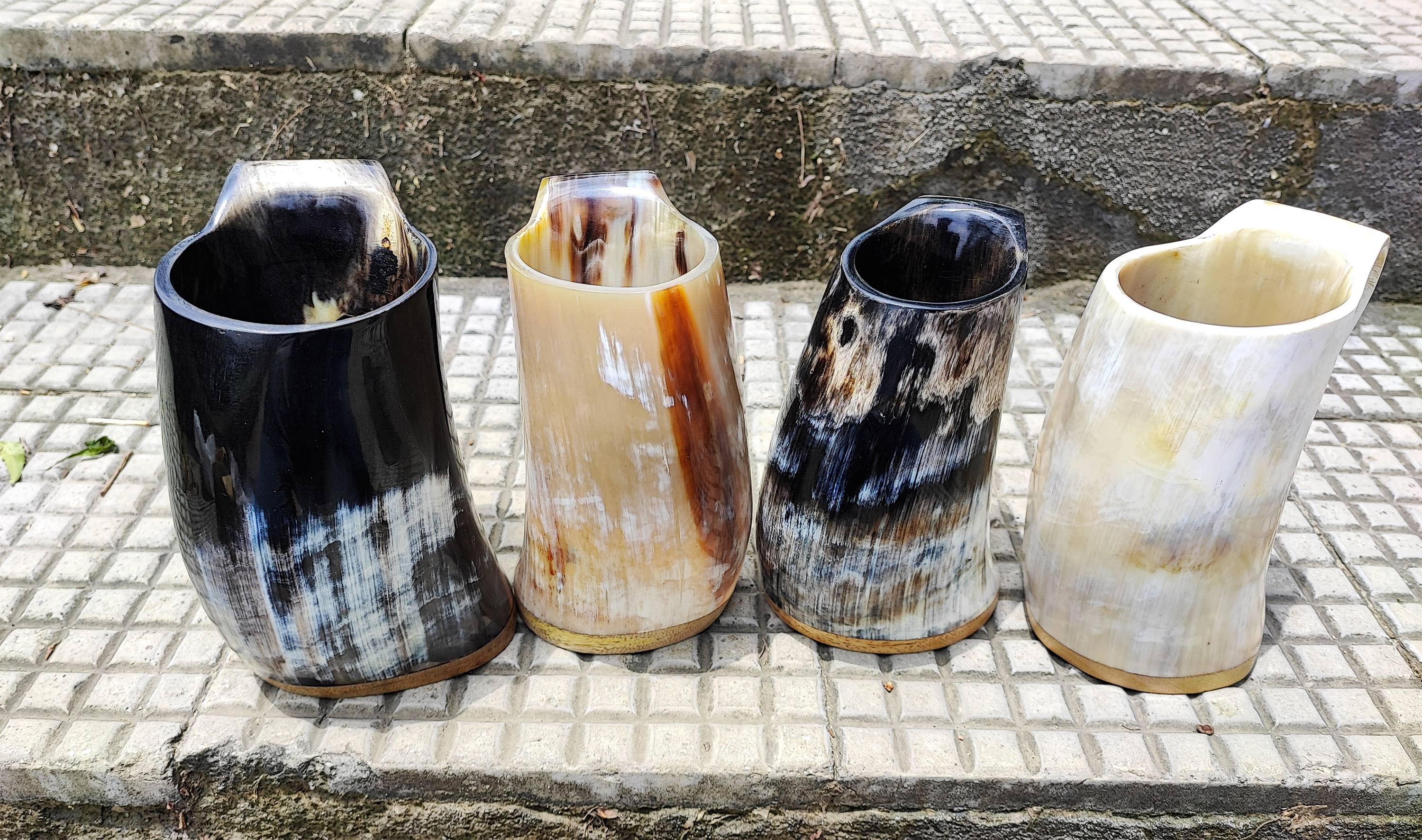 Billion Brothers - Wholesale Drinking Glass/Cup - Viking Horn Mugs Tankards Horn Cups Ale Mead Beer Mugs Large4