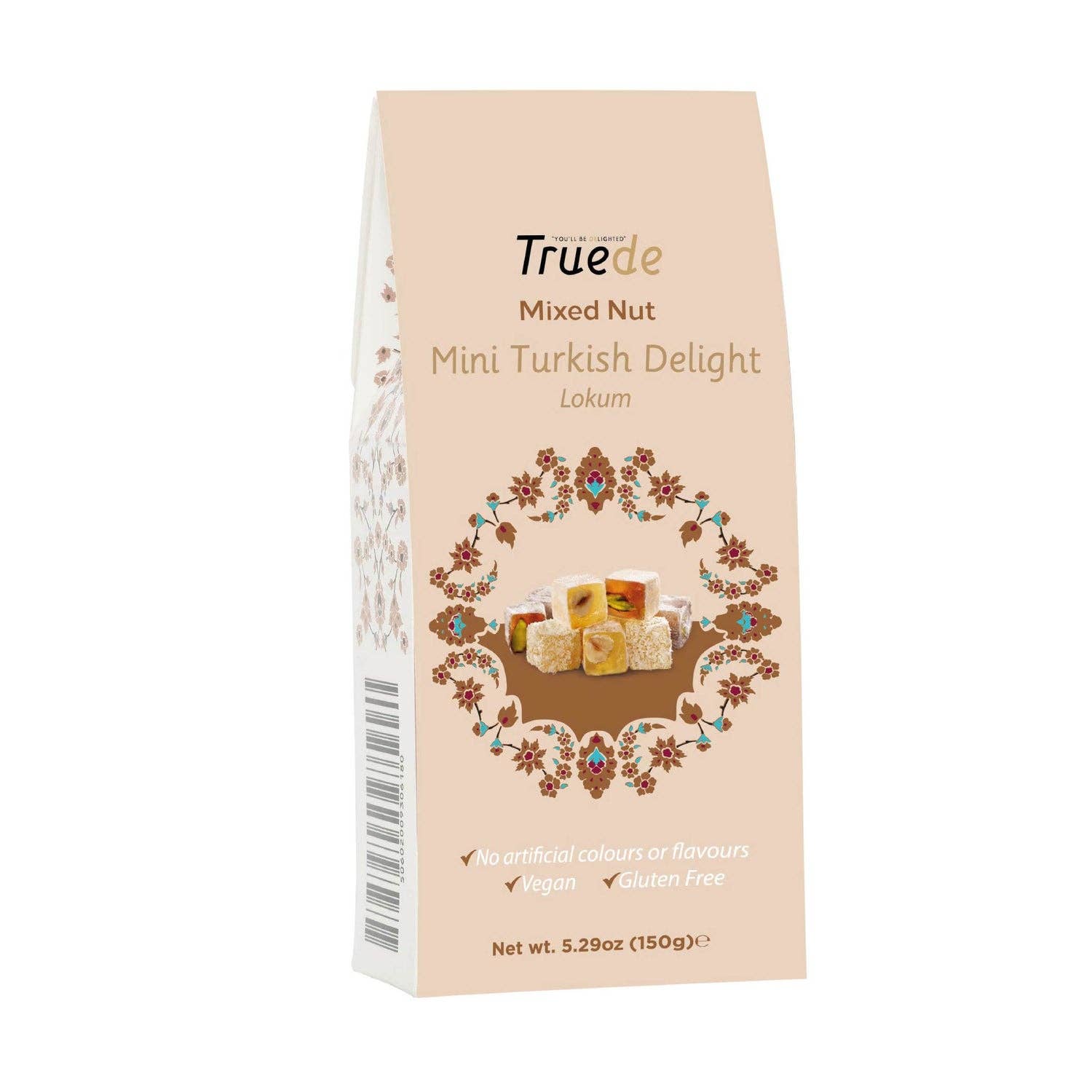 Truede - Wholesale Snoepjes met chocolade - 150g mini Turks fruit met gemengde noten1