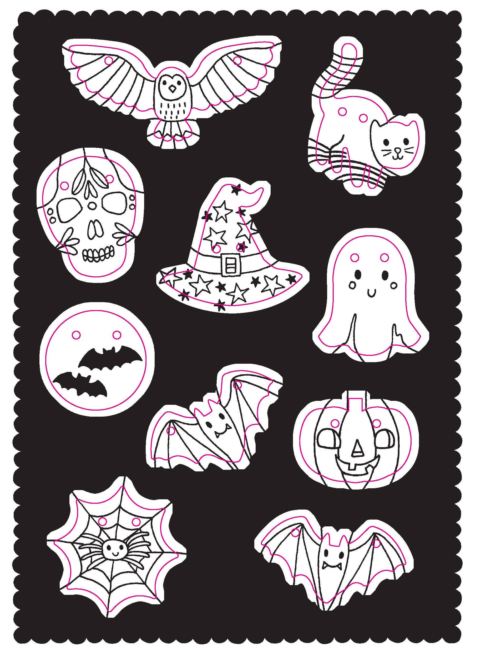 Hachette Book Group - Wholesale Crafts, Hobbies & DIY Book - Press Out and Decorate: Halloween3