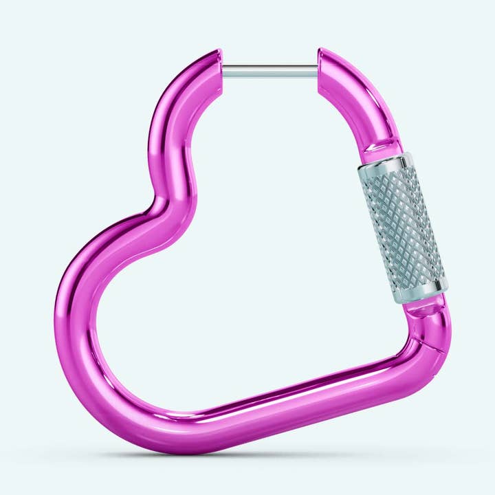 Mini Heart Carabiner Earring for wholesale by STUDIOCULT