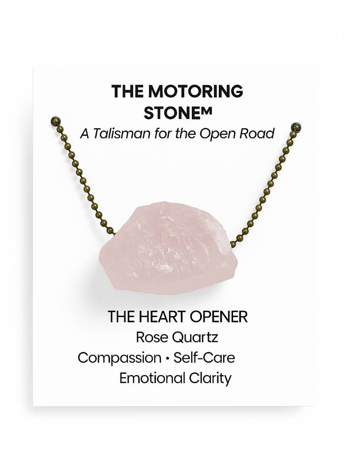 💗 Quartz rose – La pierre de la compassion et de la connexion pour les automobilistes pour la vente par the art of ceremony