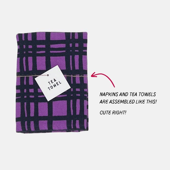 Jenny Pennywood - Wholesale Tea Towel - Textured Tea Towel - Celeste - Grass - Stone Blue4