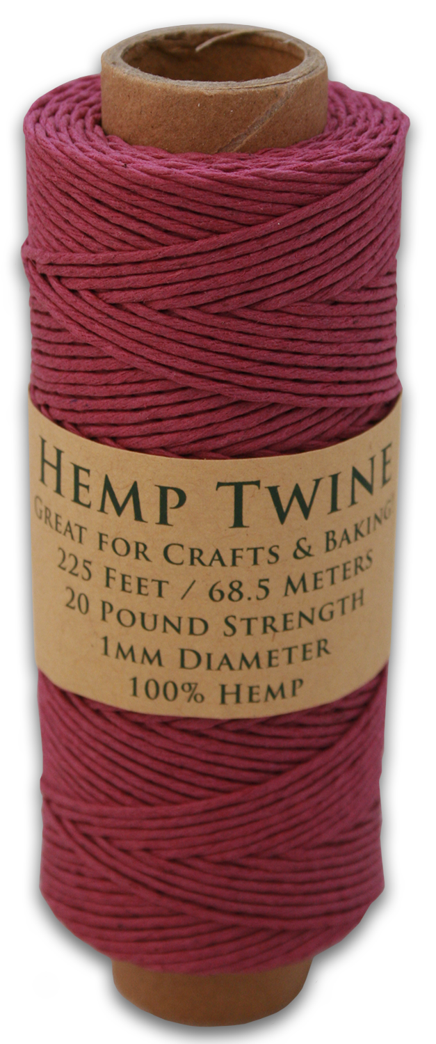 Hemptopia – wholesale Snöre – Hemptopia hampasnöre 1 mm, 225 ft (68,6 m), 18 färger, 100 % naturligt7