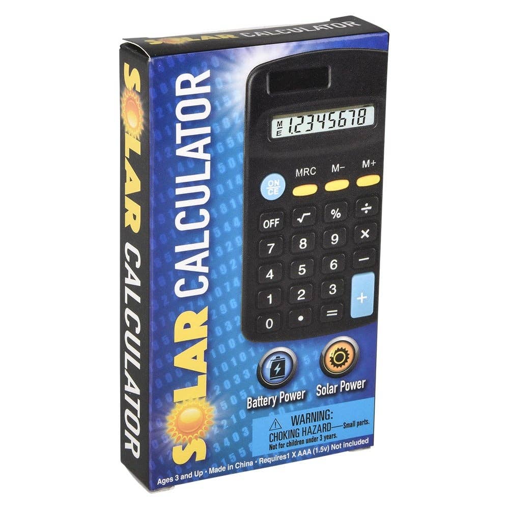 La Luna Bella - Toys - Wholesale Classic Toy - Kids - 4.5" Solar Calculator- LLB Toys6